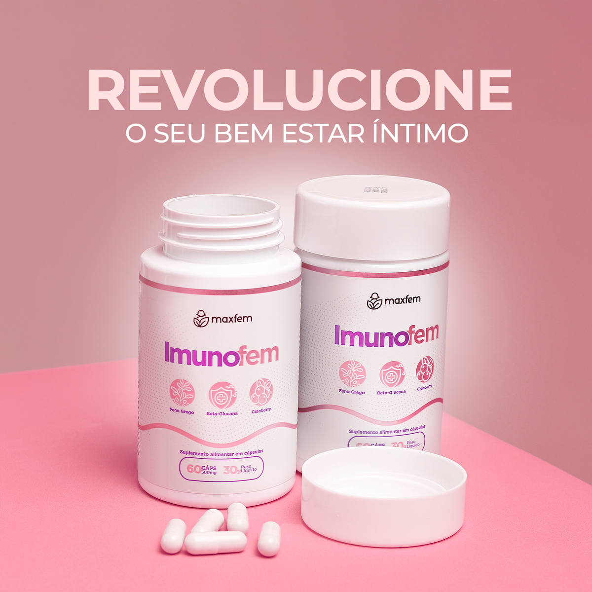 Imunofem Candidíase com 60 Cáps 1 Mes